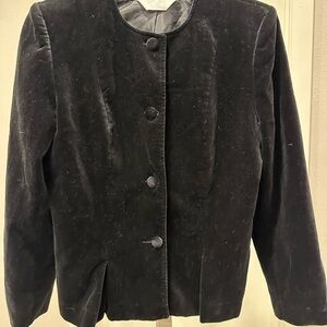 TanJay Black Velvet Women's Blazer